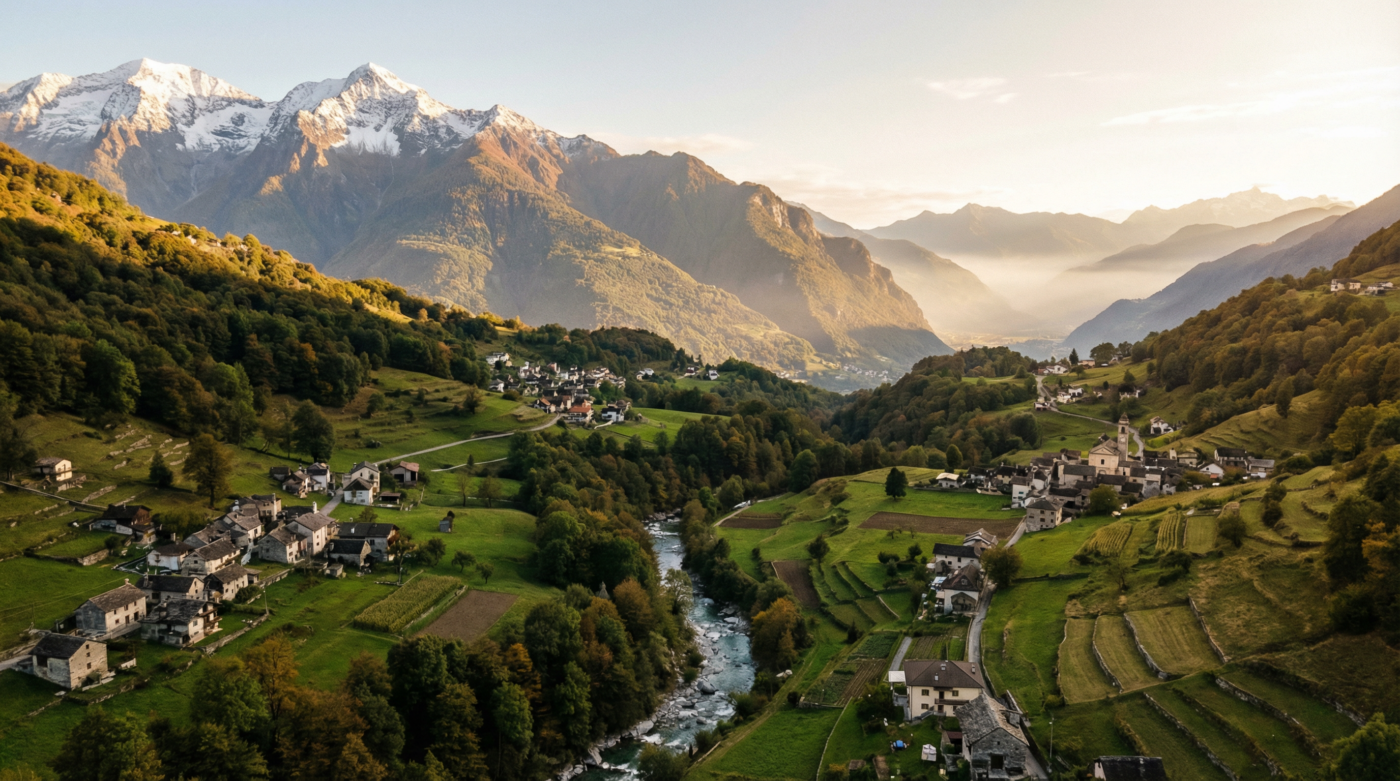 Maggiatal Landschaft im Tessin